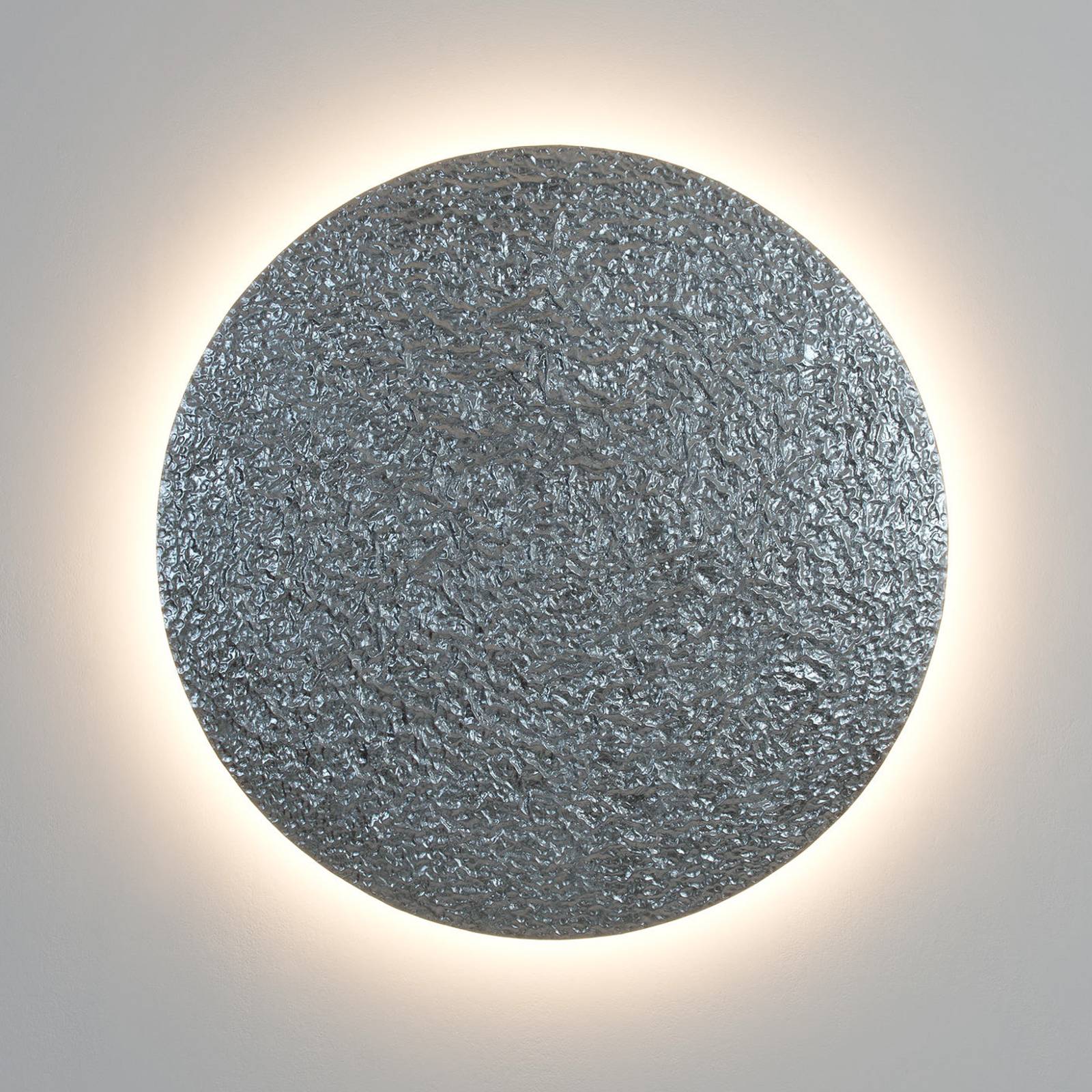 LED-Wandleuchte Meteor, silberfarben, Ø 100 cm, Eisen LED-Wandleuchte Meteor, silberfarben, Ø 100 cm, Eisen von Holländer
