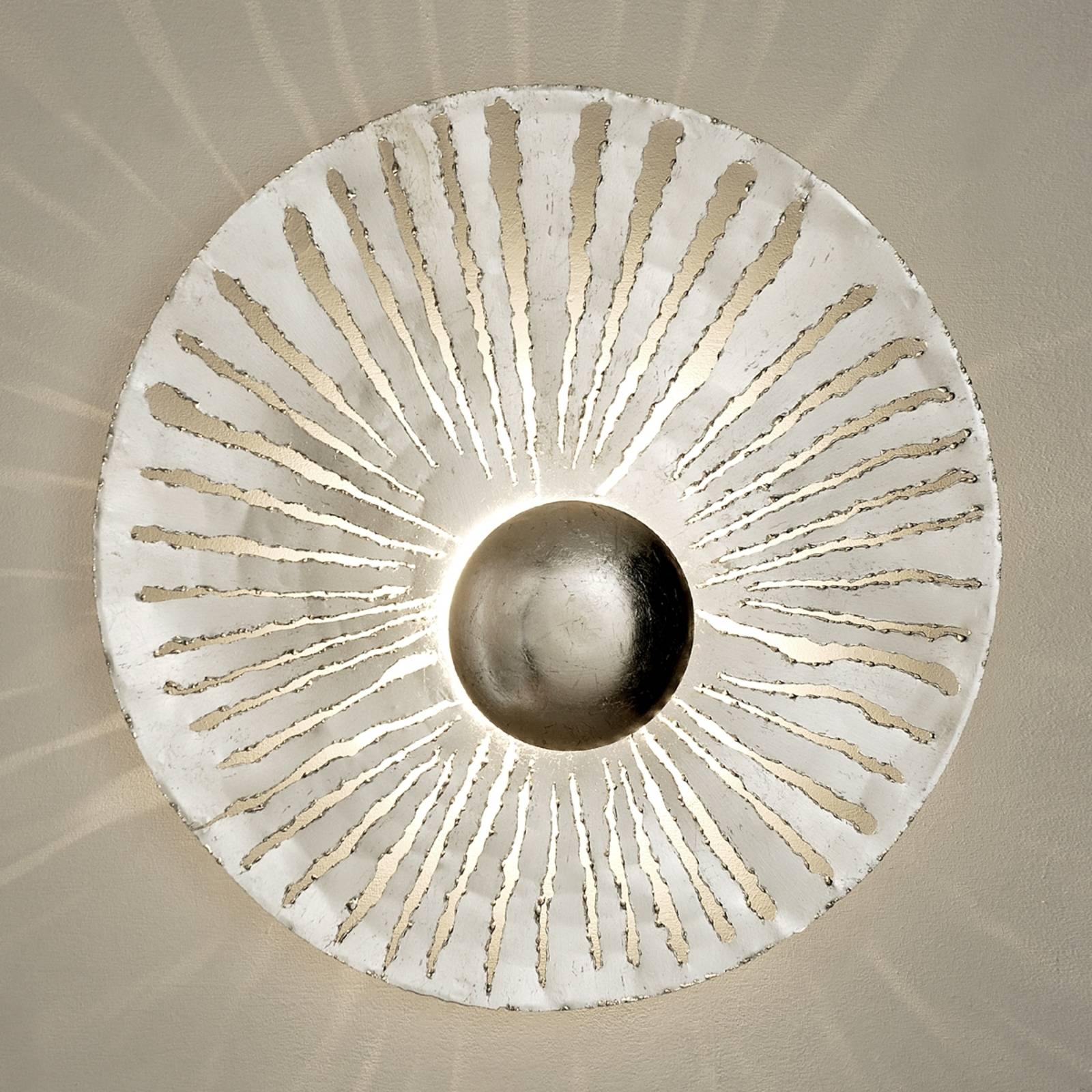 LED-Wandleuchte Pietro, runde Form, silber LED-Wandleuchte Pietro, runde Form, silber von Holländer