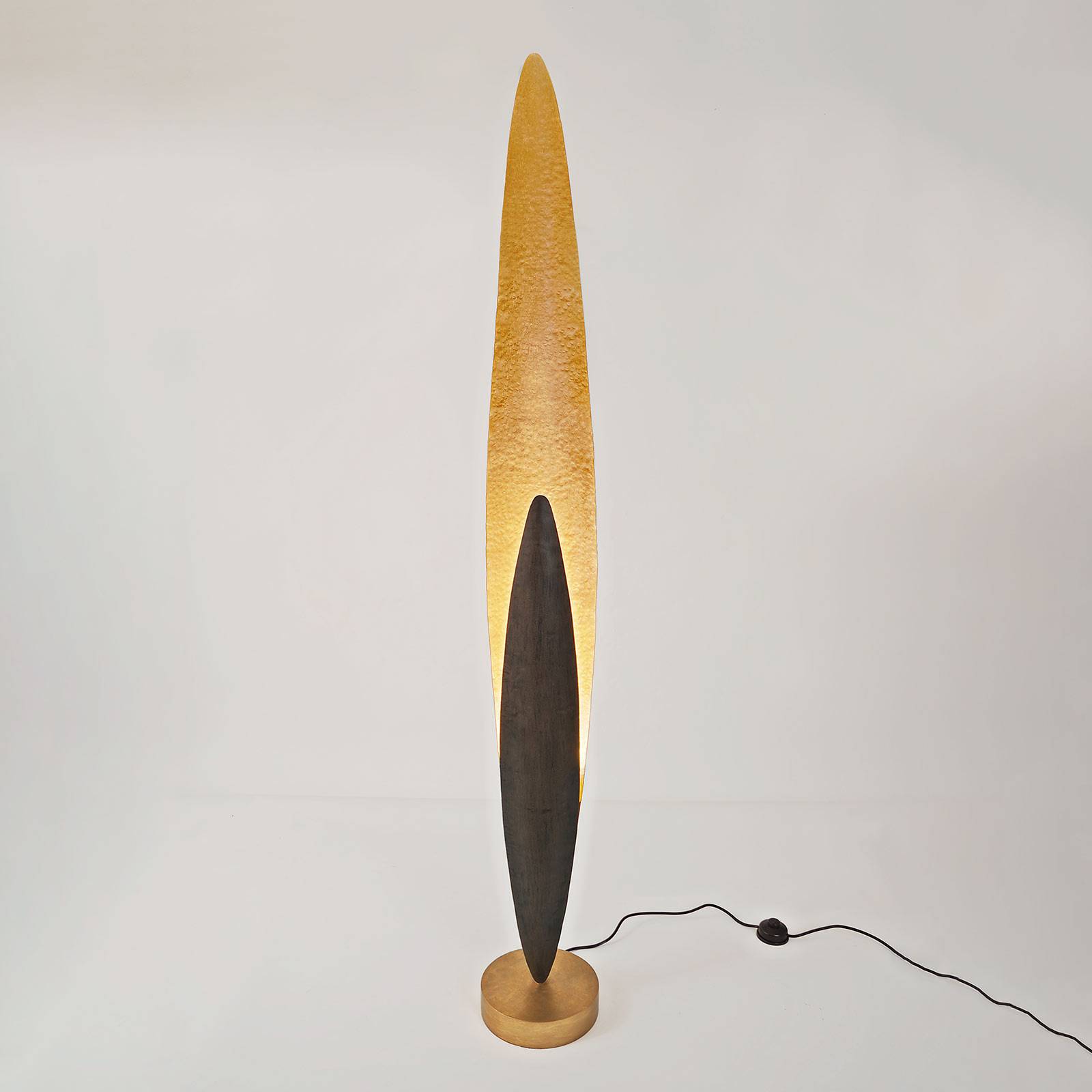 Stehleuchte Lingua, gold Stehleuchte Lingua, gold von Holländer