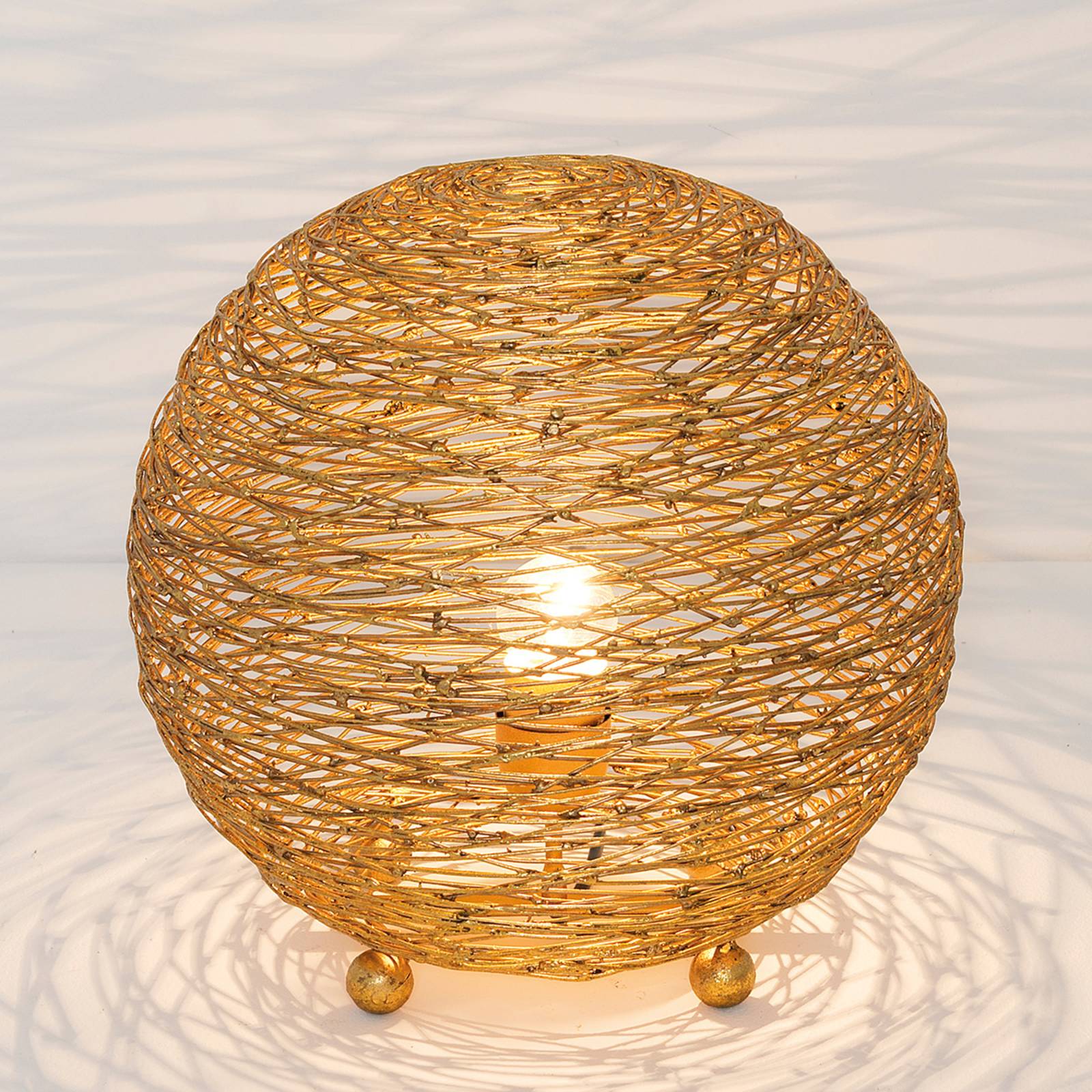 Tischlampe Campano, gold, 30 cm von Holländer