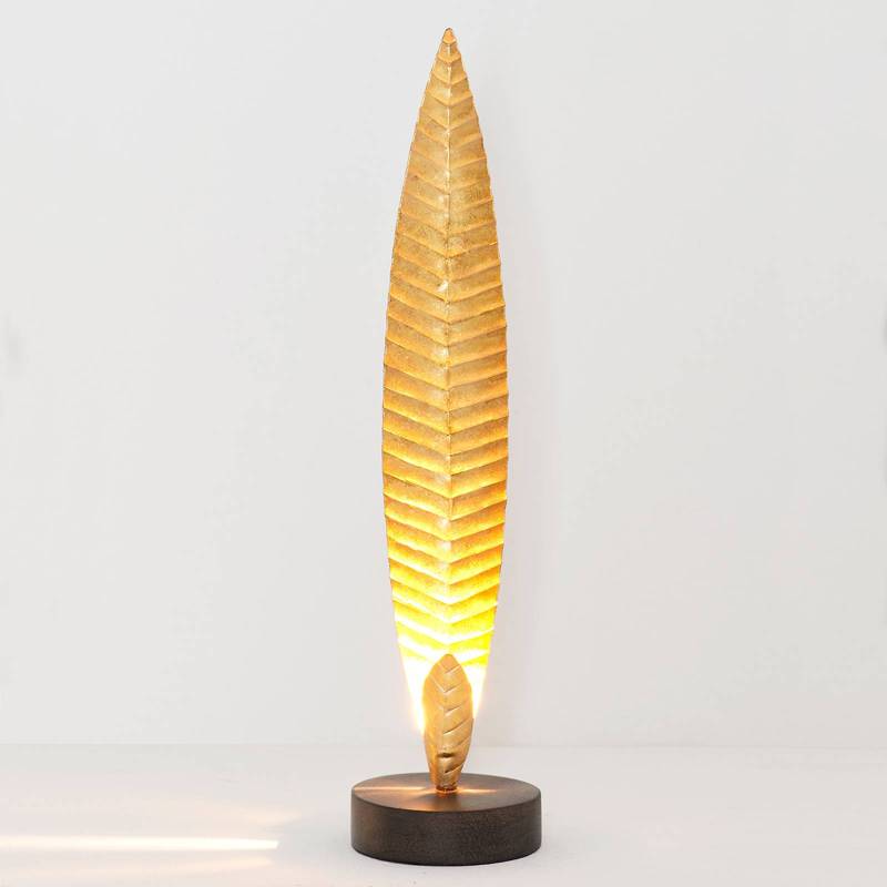 Tischleuchte Penna gold Höhe 38 cm von Holländer
