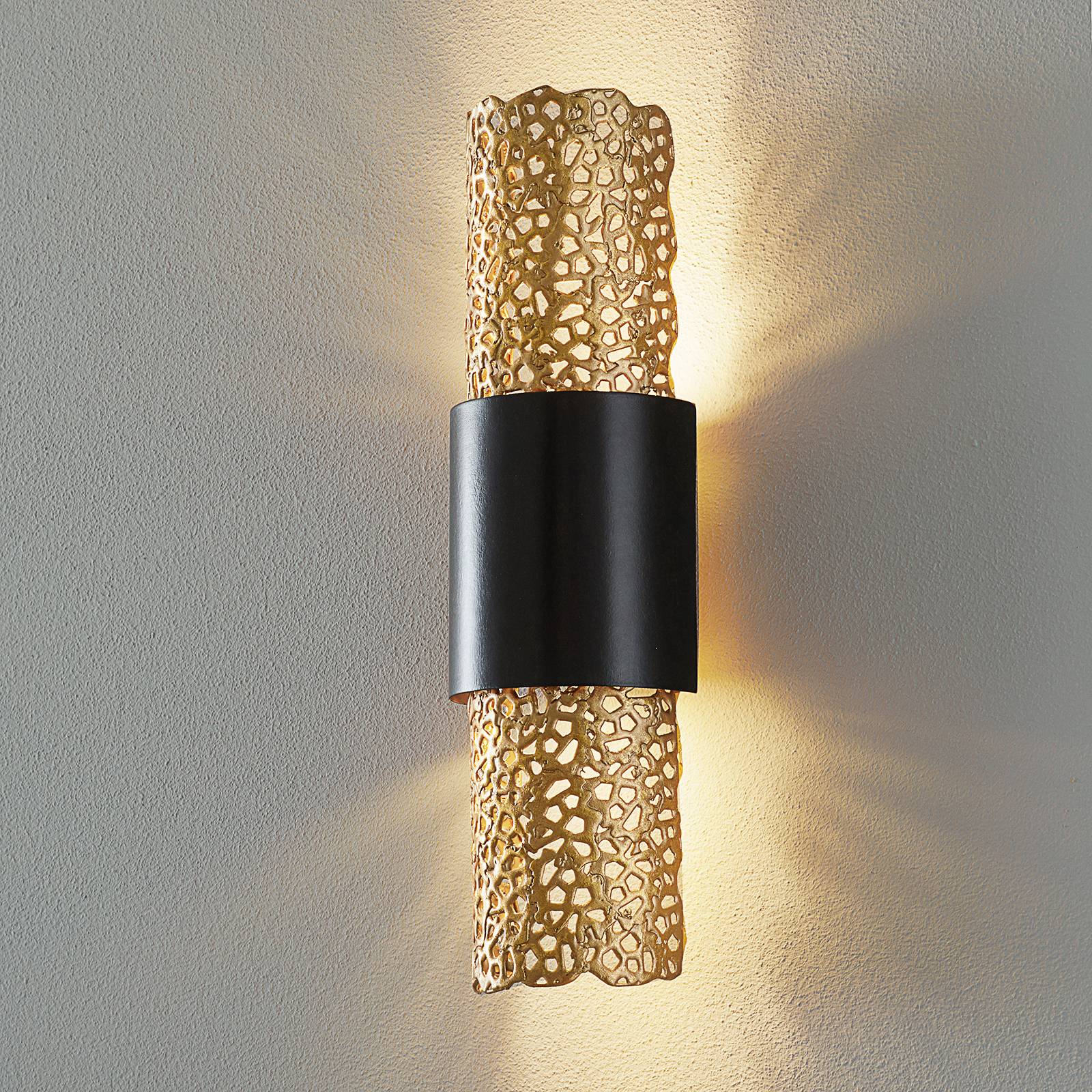 Wandleuchte Palazzo, gold/braun Wandleuchte Palazzo, gold/braun von Holländer