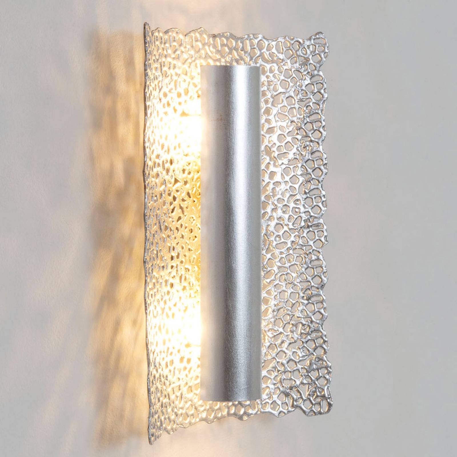 Wandleuchte Utopistico in Silber und Chrom Wandleuchte Utopistico in Silber und Chrom von Holländer
