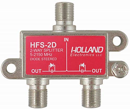 Holland (HFS2D) 2-Wege Splitter (5-2050 MHz) Diode gesteuert (HFS-2D) von Holland Electronics