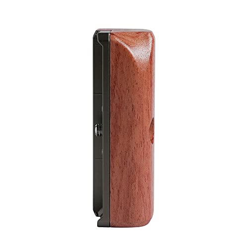 Hollyland Mars M1 Holzhandgriff Rosenholz Handgriff Side Grip für Mars M1 Kamera Field Monitor Wireless Video Sender Empfänger, 1 Pack von HollyView