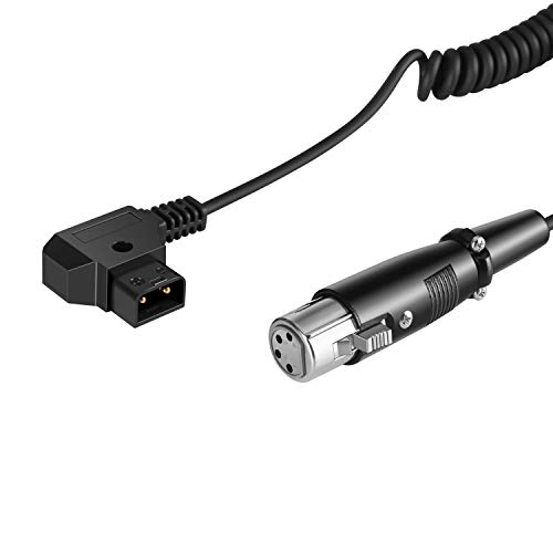 Hollyland Splitter D-TAP auf 4 Pin XLR Kabel DC Power Anschlusskabel Kompatibel mit Mars T1000 Wireless-Videoübertragungssystem/Syscom 1000T (1 Stück) von HollyView