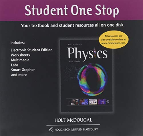 Holt Mcdougal Physics: Student One Stop Dvd von Holt McDougal