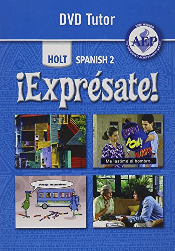 Expresate Level 2, Grade 6 Dvd Tutor: Holt Expresate von Holt Rinehart & Winston