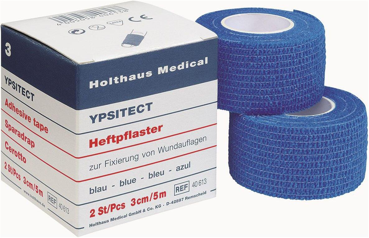 Holthaus Medical Fixierpflaster Holth.Pflaster Ypsitect bl 2Ro Blau von Holthaus Medical