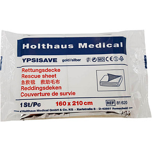 Holthaus Medical Rettungsdecke 160 x 210 cm von Holthaus Medical