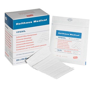 Holthaus Medical Vlies-Kompressen 17210 weiß 10,0 x 10,0 cm, 25 St. von Holthaus Medical