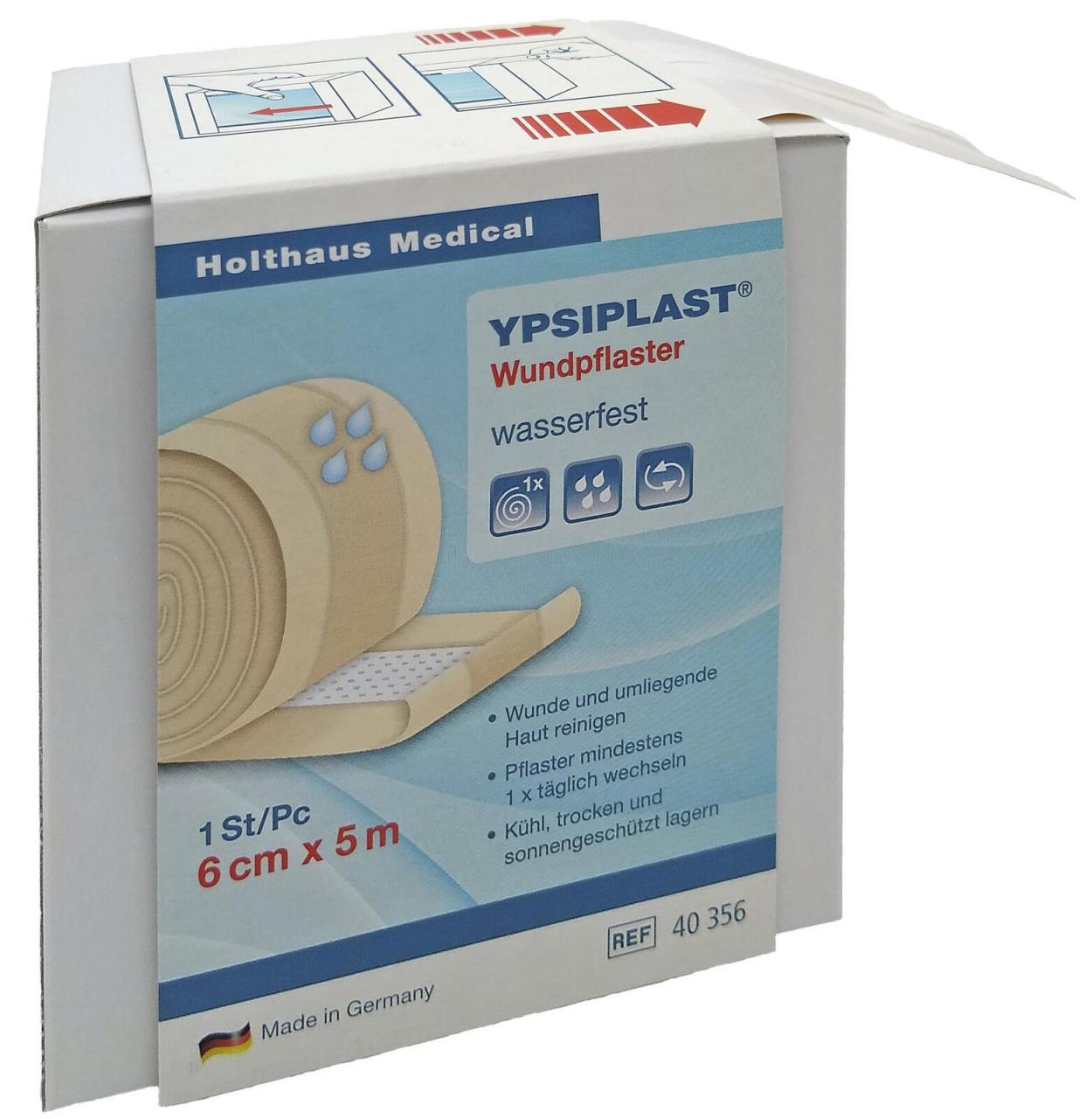 Holthaus Medical Wundpflaster Wundpflaster,wasserabw.,6cmx5m beige von Holthaus Medical