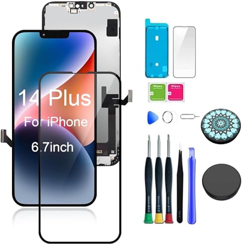 Holwarm Display für iPhone 14 Plus LCD 6.7" Bildschirm Ersatz FHD Touchscreen 3D Touch Digitizer Rahmen und beliebte TelefonhalterungenMontage und Reparaturkits Holwarm Display für iPhone 14 Plus LCD 6.7" Bildschirm Ersatz FHD Touchscreen 3D Touch Digitizer Rahmen und beliebte TelefonhalterungenMontage und Reparaturkits von Holwarm