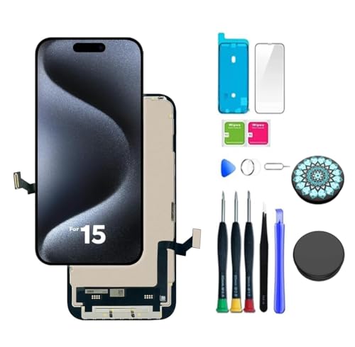 Holwarm Display für iPhone 15 LCD 6.1" Bildschirm Ersatz FHD Touchscreen 3D Touch Digitizer Rahmen und beliebte TelefonhalterungenMontage und Reparaturkits (15) Holwarm Display für iPhone 15 LCD 6.1" Bildschirm Ersatz FHD Touchscreen 3D Touch Digitizer Rahmen und beliebte TelefonhalterungenMontage und Reparaturkits (15) von Holwarm