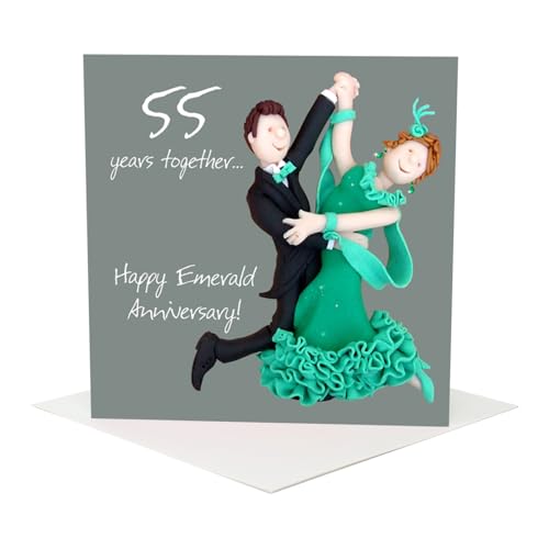 55th Wedding Anniversary Card by Holy Mackerel von Holy Mackerel
