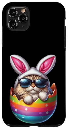 Bunte Osterhasenkatze – niedliche Katze, Osterei, Kinder Hülle für iPhone 11 Pro Max Bunte Osterhasenkatze – niedliche Katze, Osterei, Kinder Hülle für iPhone 11 Pro Max von Holy Meow Kitty Cats Apparel.USA