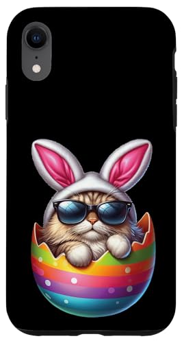 Bunte Osterhasenkatze – niedliche Katze, Osterei, Kinder Hülle für iPhone XR Bunte Osterhasenkatze – niedliche Katze, Osterei, Kinder Hülle für iPhone XR von Holy Meow Kitty Cats Apparel.USA
