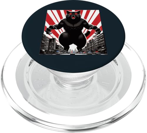 CatZilla Parodie Japanische Kunst Kitty Katze Mama Papa Unisex Erwachsene PopSockets PopGrip für MagSafe CatZilla Parodie Japanische Kunst Kitty Katze Mama Papa Unisex Erwachsene PopSockets PopGrip für MagSafe von Holy Meow Kitty Cats Apparel.USA
