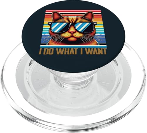 Cool Kitty, ich mache was ich will, freche Katzenliebhaberin, Katze, Mama, Katzenväter PopSockets PopGrip für MagSafe Cool Kitty, ich mache was ich will, freche Katzenliebhaberin, Katze, Mama, Katzenväter PopSockets PopGrip für MagSafe von Holy Meow Kitty Cats Apparel.USA