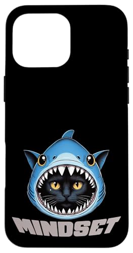 Cute Mindset Cat Shark Fierce Motivierend Kitty Cat Unisex Hülle für iPhone 16 Pro Max Cute Mindset Cat Shark Fierce Motivierend Kitty Cat Unisex Hülle für iPhone 16 Pro Max von Holy Meow Kitty Cats Apparel.USA