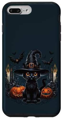 Hexenkatze Halloween - Cute Kitty Gruselige schwarze Katze Mütter Väter Hülle für iPhone 7 Plus/8 Plus Hexenkatze Halloween - Cute Kitty Gruselige schwarze Katze Mütter Väter Hülle für iPhone 7 Plus/8 Plus von Holy Meow Kitty Cats Apparel.USA
