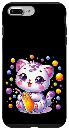 Kawaii Boba Cat — Süßes Bubble Tea Kitty Cat Anime-Liebhaber Hülle für iPhone 7 Plus/8 Plus Kawaii Boba Cat — Süßes Bubble Tea Kitty Cat Anime-Liebhaber Hülle für iPhone 7 Plus/8 Plus von Holy Meow Kitty Cats Apparel.USA