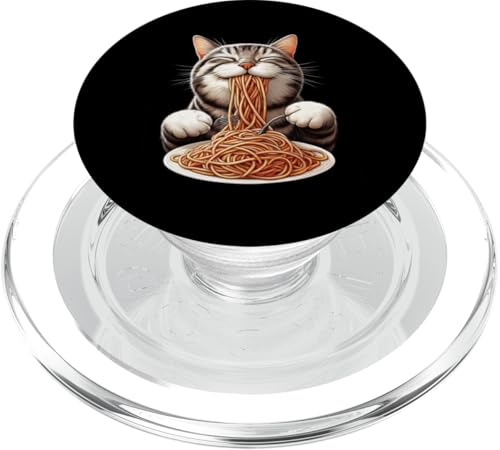 Lustiges Kitty Schlürfen Nudeln, Feinschmecker, Haustierliebhaber, Katze PopSockets PopGrip für MagSafe Lustiges Kitty Schlürfen Nudeln, Feinschmecker, Haustierliebhaber, Katze PopSockets PopGrip für MagSafe von Holy Meow Kitty Cats Apparel.USA