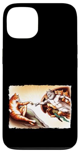 Reimagined Kitty Cats Creation Painting Parodie Katze Mama Papa Hülle für iPhone 13 Reimagined Kitty Cats Creation Painting Parodie Katze Mama Papa Hülle für iPhone 13 von Holy Meow Kitty Cats Apparel.USA