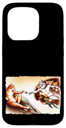 Reimagined Kitty Cats Creation Painting Parodie Katze Mama Papa Hülle für iPhone 15 Pro Reimagined Kitty Cats Creation Painting Parodie Katze Mama Papa Hülle für iPhone 15 Pro von Holy Meow Kitty Cats Apparel.USA
