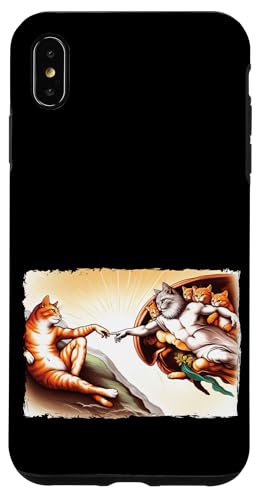 Reimagined Kitty Cats Creation Painting Parodie Katze Mama Papa Hülle für iPhone XS Max Reimagined Kitty Cats Creation Painting Parodie Katze Mama Papa Hülle für iPhone XS Max von Holy Meow Kitty Cats Apparel.USA
