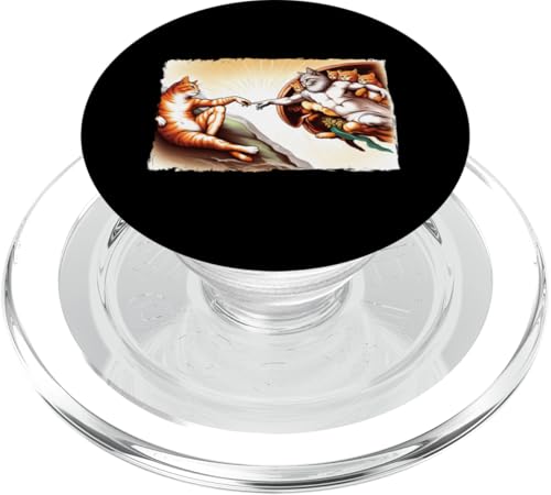 Reimagined Kitty Cats Creation Painting Parodie Katze Mama Papa PopSockets PopGrip für MagSafe Reimagined Kitty Cats Creation Painting Parodie Katze Mama Papa PopSockets PopGrip für MagSafe von Holy Meow Kitty Cats Apparel.USA