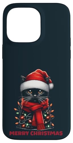 Süße Weihnachtskatze – schwarzes Kätzchen Merry Christmas Cat Mom Dad Hülle für iPhone 14 Pro Max Süße Weihnachtskatze – schwarzes Kätzchen Merry Christmas Cat Mom Dad Hülle für iPhone 14 Pro Max von Holy Meow Kitty Cats Apparel.USA