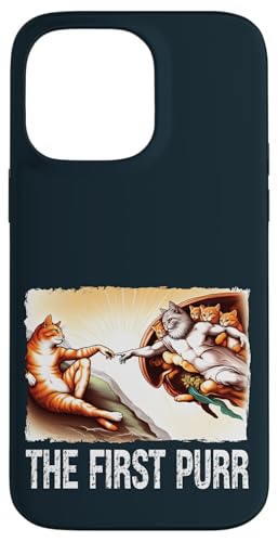 The First Purr Cats Creation Painting Parodie Katze Mütter Väter Hülle für iPhone 14 Pro Max The First Purr Cats Creation Painting Parodie Katze Mütter Väter Hülle für iPhone 14 Pro Max von Holy Meow Kitty Cats Apparel.USA