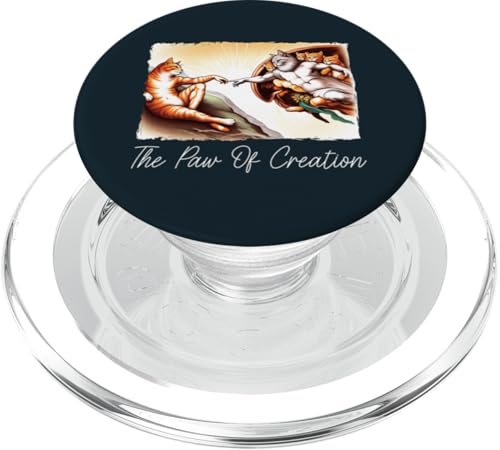 The Paw Of Creation Kitten Kitty Painting Parodie Katze Mama Papa PopSockets PopGrip für MagSafe The Paw Of Creation Kitten Kitty Painting Parodie Katze Mama Papa PopSockets PopGrip für MagSafe von Holy Meow Kitty Cats Apparel.USA