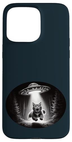 UFO Entführungskatze - Alien Encounter Sci-Fi Kitty Cat Unisex Hülle für iPhone 15 Pro Max UFO Entführungskatze - Alien Encounter Sci-Fi Kitty Cat Unisex Hülle für iPhone 15 Pro Max von Holy Meow Kitty Cats Apparel.USA