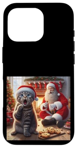 Weihnachtskatze, Motiv Weihnachtskatze, Motiv Santa Cat, Unisex Hülle für iPhone 16 Pro Weihnachtskatze, Motiv Weihnachtskatze, Motiv Santa Cat, Unisex Hülle für iPhone 16 Pro von Holy Meow Kitty Cats Apparel.USA
