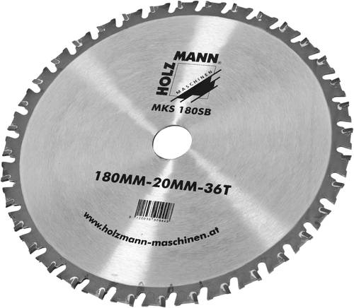 Holzmann Maschinen Ersatzsägeblatt TCT MKS180SB von Holzmann Maschinen