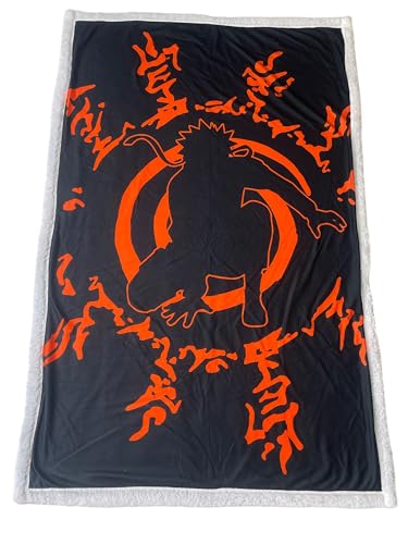 HOMADICT PLAID SHERPA 100X150 CM NARUTO SEAL von Homadict