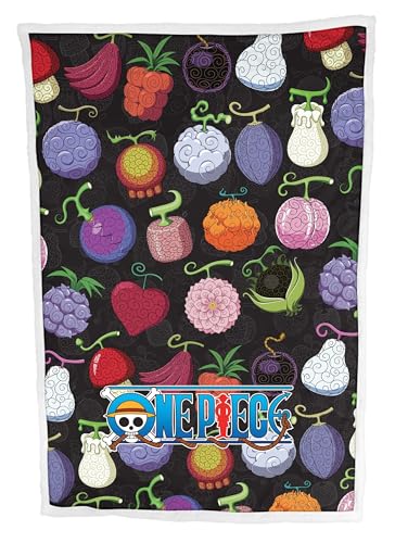 HOMADICT PLAID SHERPA 100X150 CM ONE PIECE DEMON FRUITS HOMADICT PLAID SHERPA 100X150 CM ONE PIECE DEMON FRUITS von Homadict
