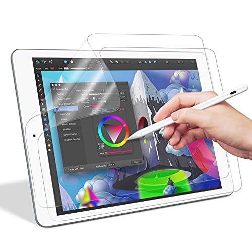 Homagical [2 Stück] Paperfeel Schutzfolie für iPad Pro 9,7 Zoll (2018/2017, 6./5.Generation), iPad Air 2 Matte Papier Displayschutzfolie zum Zeichnen Schreiben und Skizzieren von Homagical