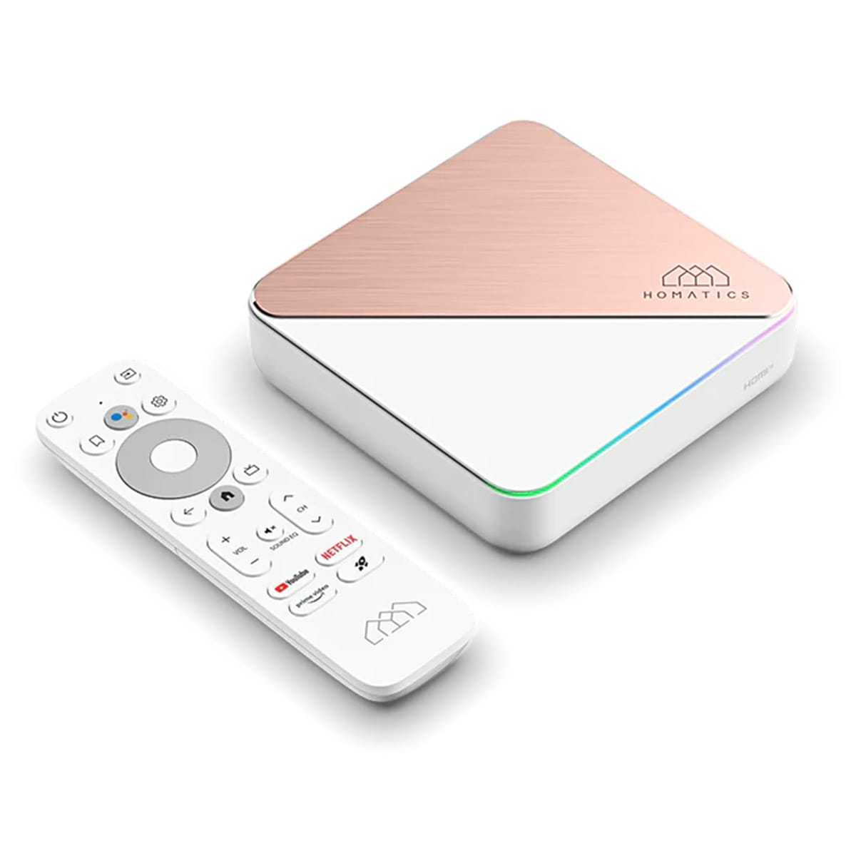 Homatics Box R 4K Plus Android TV Mediaplayer (4K UHD HDR WiFi 6 Bluetooth) B-Ware von Homatics