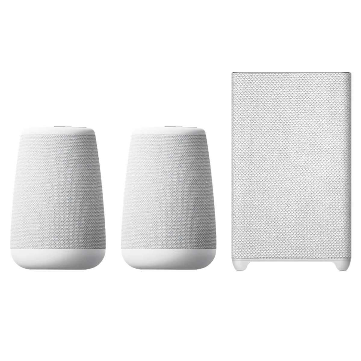 Homatics Sound & Sound 2.1 TWS-Lautsprecher mit Subwoofer (Bluetooth WiFi Dolby Audio Grau) von Homatics