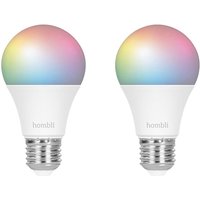 Hombli Smart Bulb E27 Color-Lampe + gratis Smart Bulb E27 Color - Mindestbestellmenge 2 - Weiß von Hombli