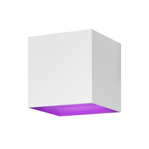 Hombli Smart LED Wandleuchte für den Innen und Außenbereich | Dimmbare Moderner Lichtwürfel mit WiFi & Bluetooth-Steuerung | IP67, RGB + CCT, Weisses & Farbiges Licht | Einstellbarer Abstrahlwinkel Hombli Smart LED Wandleuchte für den Innen und Außenbereich | Dimmbare Moderner Lichtwürfel mit WiFi & Bluetooth-Steuerung | IP67, RGB + CCT, Weisses & Farbiges Licht | Einstellbarer Abstrahlwinkel von Hombli