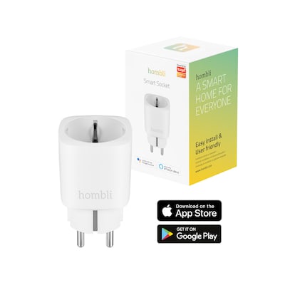 Hombli Smart Plug Steckdose EU weiß von Hombli