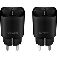 Hombli Smart Steckdose Schwarz 2er-Pack - Smarter Zwischenstecker von Hombli