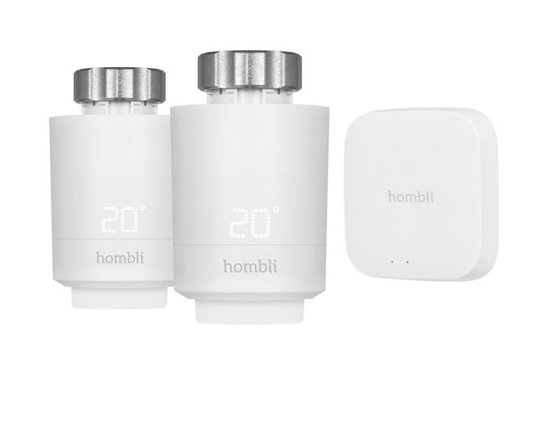 Hombli - Smartes Heizkörperthermostat Starterkit (2+BT Bridge) von Hombli