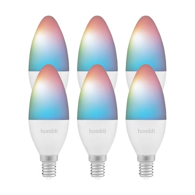 Hombli smarte Glühbirne, 4,5W, E14, RGB, 6er Pack von Hombli