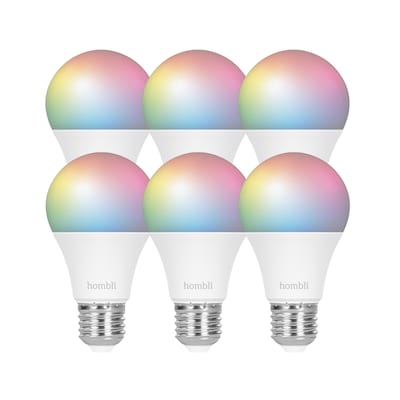 Hombli smarte Glühbirne RGB 9W E27, 6er Pack von Hombli