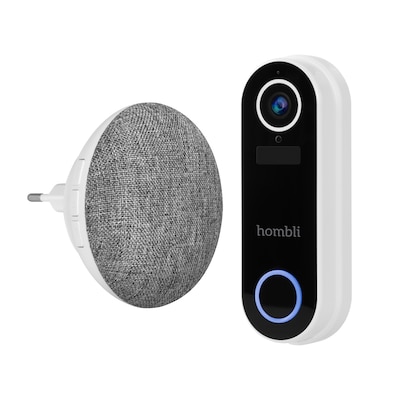 Hombli smarte Türklingel 2 + Gong weiß von Hombli